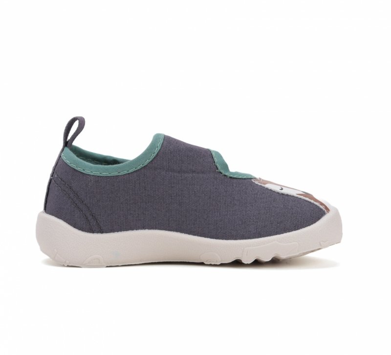 Tenisówki -kapcie D.D.STEP BAREFOOT C086-51716 GREY na rzep