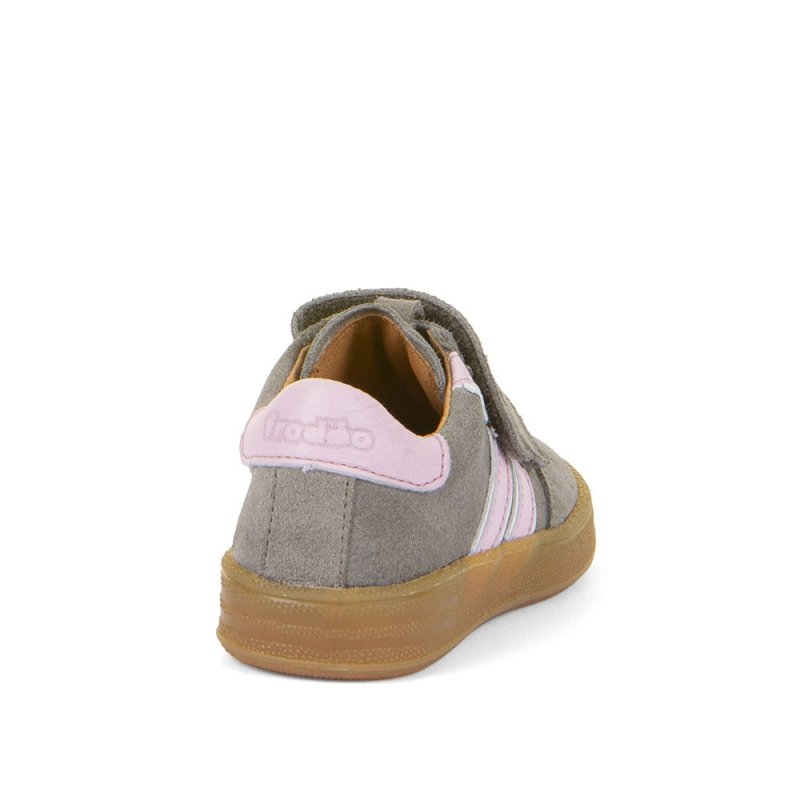 Półbuty FRODDO G3130269-6 LIGHT GREY dziewczęce na rzepy