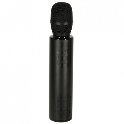 Mikrofon bezprzewodowy karaoke dla dzieci głośnik Bluetooth 2000mAh karta SD USB wysoka jakość czarny