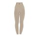 Legginsy damskie Classic Slim Fit Full Grip - EQUESTRO - piaskowe 