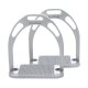 Strzemiona Aluminiowe Kavalkade- silver/silver