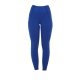 Legginsy damskie zimowe Classic Fleece Lining Full Grip - EQUESTRO - blue