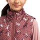 Kamizelka młodzieżowa Bella Reversible Insulated Gilet - Ariat - wild ginger ponies/mulberry