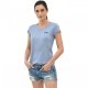 Koszulka damska SONYAH SS22 - Spooks - dusty blue