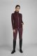 Bluza damska funkcyjna FULL-ZIP Heritage 23/24 - Eskadron - cassis