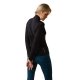 Bluzka damska BREATHE 1/4 ZIP - Ariat - black