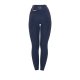 Legginsy Technical Strass Slim Fit - granatowe - EQUESTRO