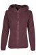 Bluza damska ZIP-HOOD Heritage 23/24 - Eskadron - cassis