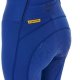 Legginsy damskie zimowe Classic Fleece Lining Full Grip - EQUESTRO - blue