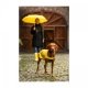 Derka dla psa Rain Coat - Spooks - yellow 
