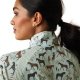 Bluzka damska SUNSTOPPER 2.0 - Ariat - aqua foam herd print