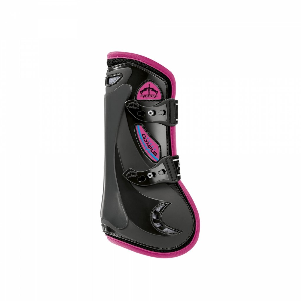 OLYMPUS - y❤︎ Ochraniacze skokowe przody Olympus Vento - Veredus - black/pink