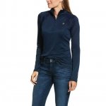 Bluzka damska SUNSTOPPER 2.0 SS20 - ARIAT - navy