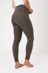 Legginsy damskie zimowe EVELINA THERMO - B//Vertigo - major brown