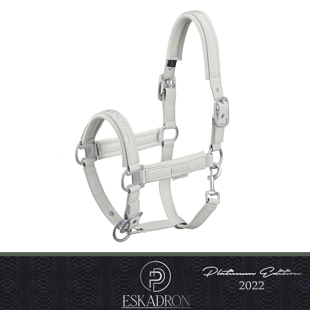 Couverture De Transpiration Eskadron Satin Show, Pearl Grey Platinum 2022, Neuve