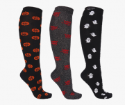 Podkolanówki jeździeckie Halloween - QHP - 3-pak