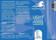 Szampon dla koni o jasnej sierści 500ml - HIPPIKA.COM
