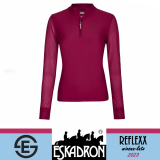 Bluzka damska LONGSLEEVE HALF-ZIP REFLEXX SS 23 - Eskadron - berryfusion