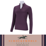 Bluzka treningowa SPPeppa Style AW24 - Schockemohle - deep mauve