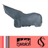 Derka siatkowa DETACH-NECK Classic Sports S/S 25 - Eskadron - steel blue