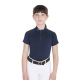 Koszulka polo dziecięca Slim Fit - EQUESTRO