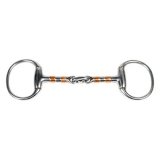 Wędzidło oliwkowe 2x łamane Copper rollers 13mm - Harry's Horse 