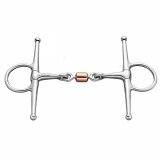 Wędzidło z wąsami i miedzianą rolką 2xłamane 12 mm - Sprenger