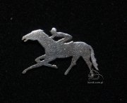 Wisiorek L KOŃ WYŚCIGOWY - Wróbel