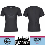 Koszulka damska T-SHIRT REFLEXX SS 23 - Eskadron - deepgrey