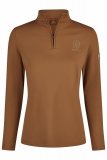 Bluzka techniczna HALF-ZIP SHIRT Heritage AW 24/25 - Eskadron - almond