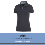 Koszulka polo FIONA SS20 - Schockemohle - moonlight blue