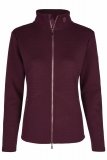 Bluza damska funkcyjna FULL-ZIP Heritage 23/24 - Eskadron - cassis