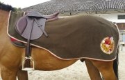 Derka treningowa polarowa CSI 5* - Equi-Theme - brązowy