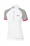 Koszulka konkursowa damska wiosna-lato 2016 PIKEUR - white/grey