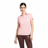 Koszulka damska TALENT SS POLO - Ariat - peach blossom