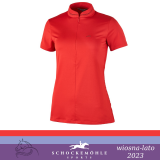 Koszulka damska SUMMER PAGE SS 2023 - Schockemohle - true red