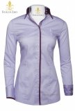 Koszula EMANUELA II damska - FIOR DA LISO - lavender check