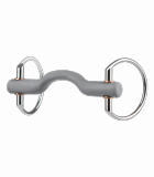 Wędzidło oliwkowe językowe PORT BAR 18mm - BERIS - soft