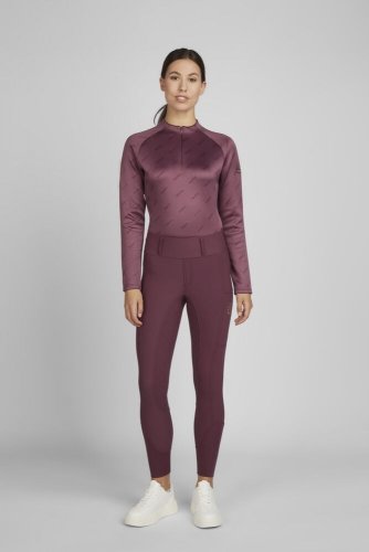 Legginsy damskie zimowe PRO Heritage 23/24 - Eskadron - cassis