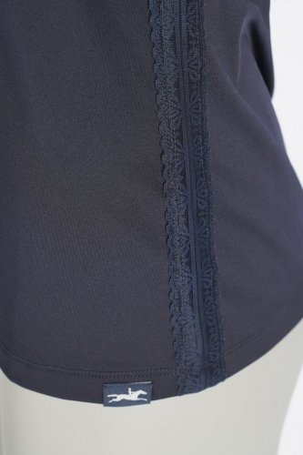 Koszulka damska SUMMER PAGE SS 2023 - Schockemohle - dark blue