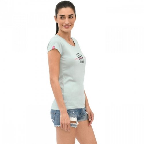 Koszulka damska LUHNA SS22 - Spooks - powder mint