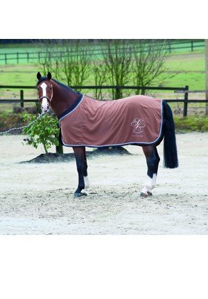 Derka polarowa &quot;First Class Plus&quot; z logo Schockemohle - cinnamon