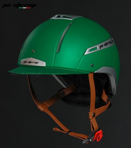 Kask ICONA COLOR green - JIN STIRRUP