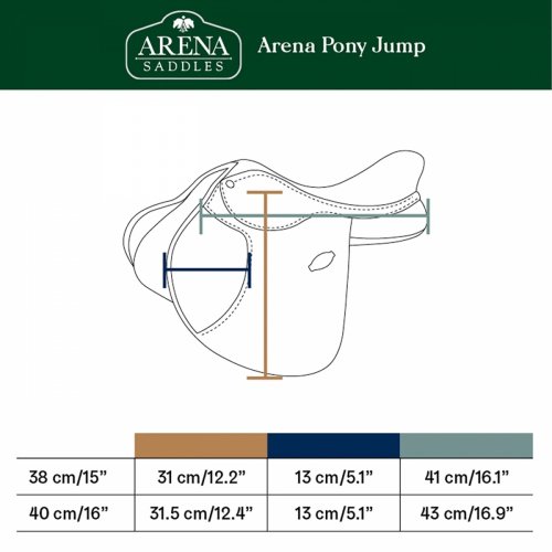 Siodło skokowe Pony Jump  HART - ARENA wysyłka 24h