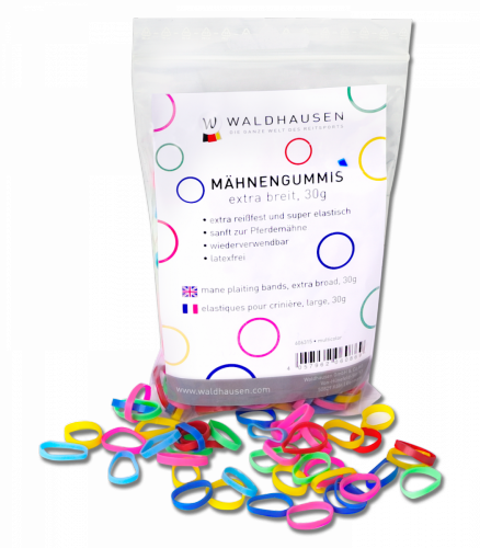 Gumki do grzywy kolorowe - Waldhausen