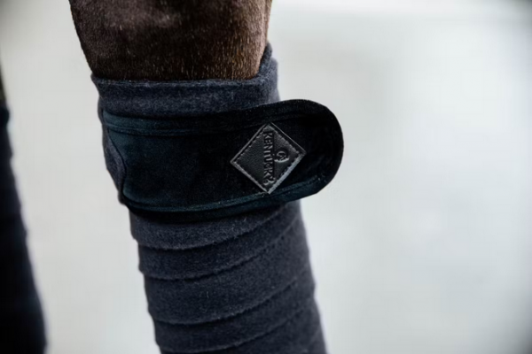 Bandaże polarowe Basic Velvet - black - Kentucky