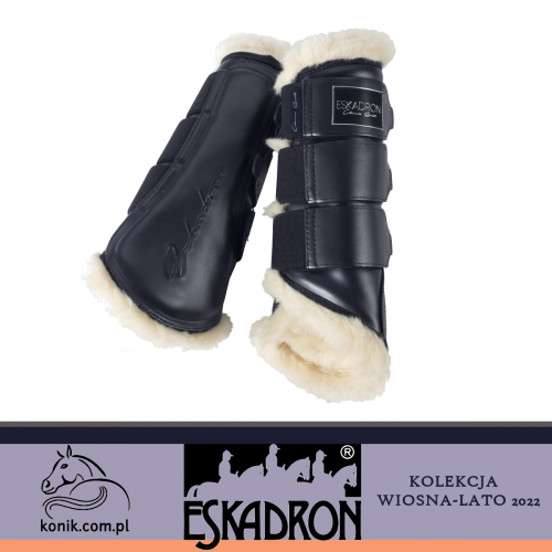 Ochraniacze GLAMSLATE EVO-WOOL - Classic Sports S/S 22 - Eskadron - navy
