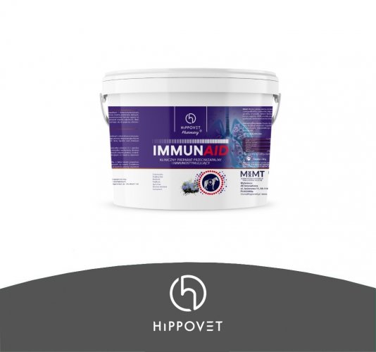 ImmunAid 3 kg - suplement przeciwzapalny, wspierający odporność -Hippovet Pharmacy 