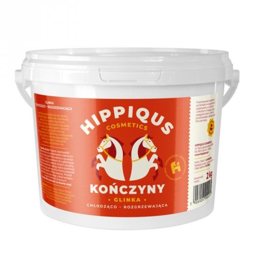 Glinka chłodząco-rozgrzewająca KOŃCZYNY 2kg - HIPPIQUS