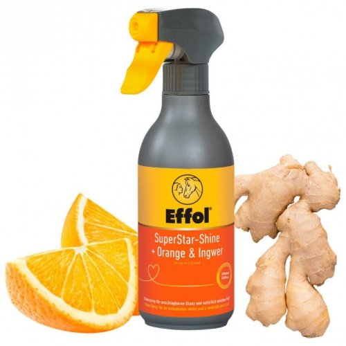 Spray nabłyszczający do grzywy i ogona SuperStar Shine Orange&amp;Ingwer 750 ml - Effol